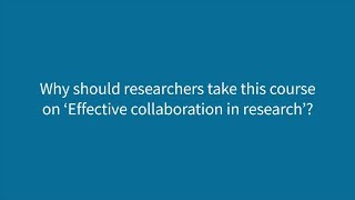 Collaboration has become essential for researchers — via Nature Masterclasses