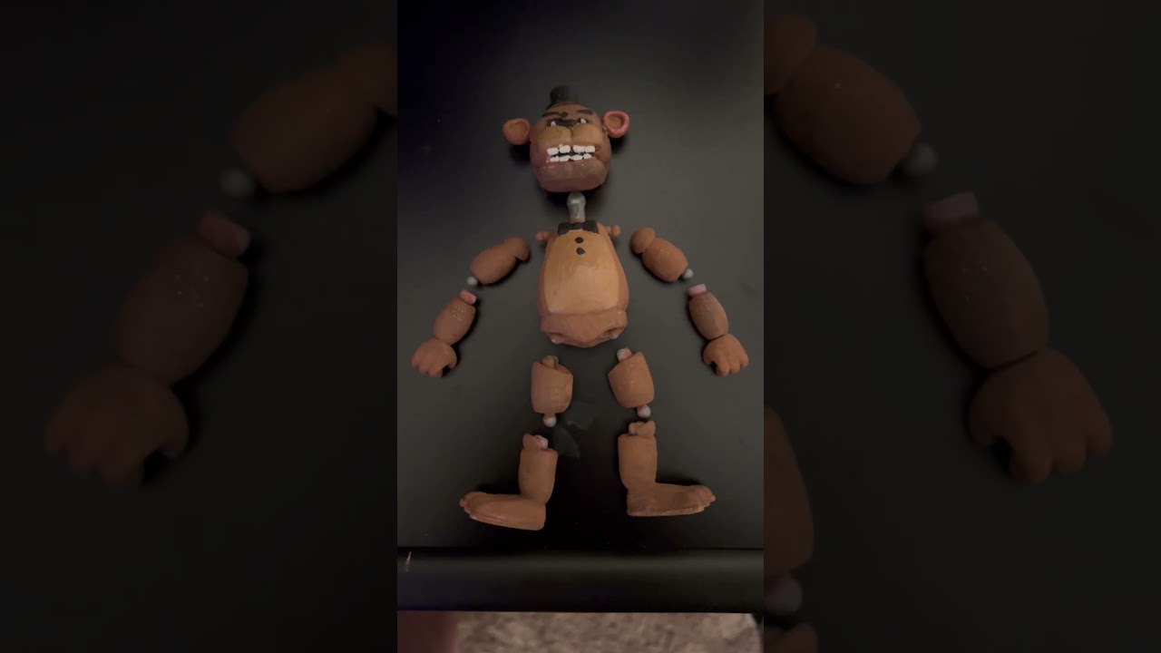 Turning tie-dye Freddy into Withered Freddy 