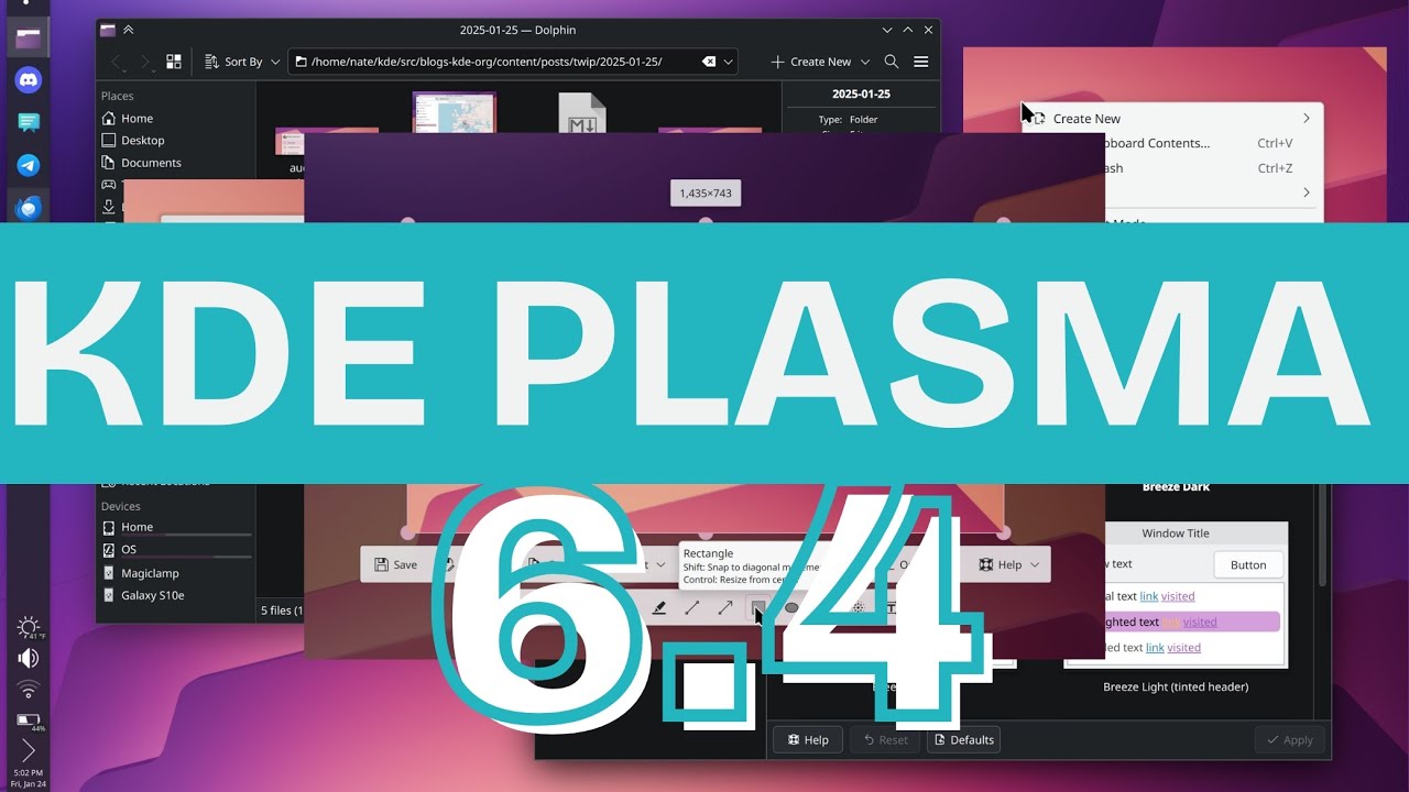 KDE Plasma 6.4: Exciting New Features Revealed! - YouTube