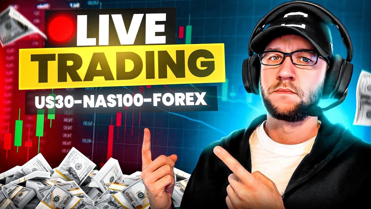 🔴 Live Forex Trading  | US30, NAS100 & GOLD