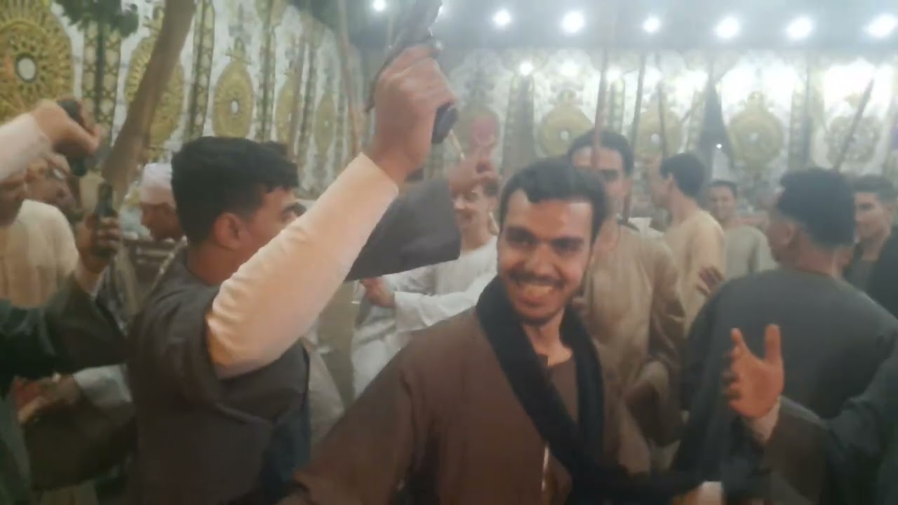 أفراح اولاد حمد بالساحل قبلي مركز البلينا رقصة العريس وأولاد عمه مع الريس صدام ابو عيسى