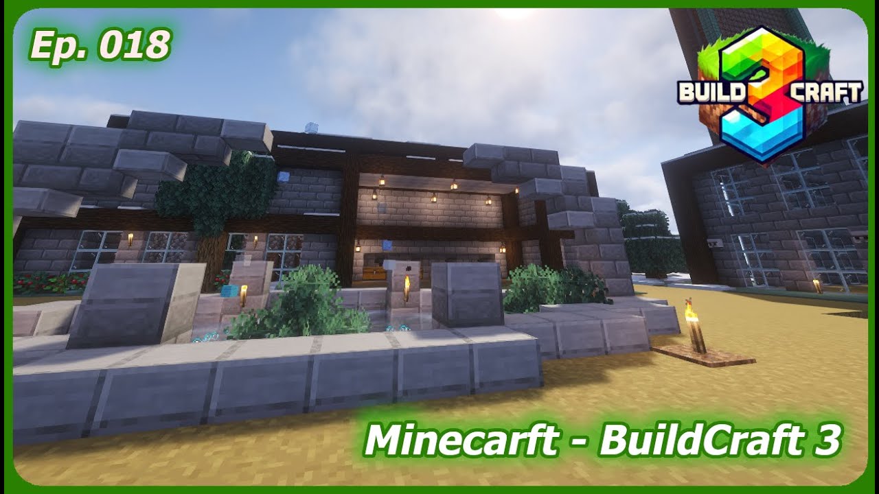 🔴 BuildCraft 3 | Redstone Wasserfontäne & Basetour Thekaiser03 | Ep ...