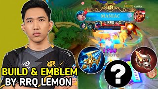 RRQ LEMON ~ THANK YOU 🔥|XAVIER BUILD & EMBLEM DAMAGE HACK 2023|| GAMEPLAY XAVIER MLBB|