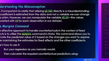 Exploring Counterfactuals in Fixed Effects Regression with Stata