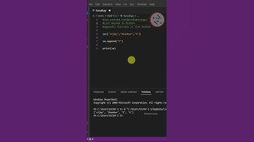 List Method append function in python Tamil #pythonprogramming #python #coding #code #ytshorts