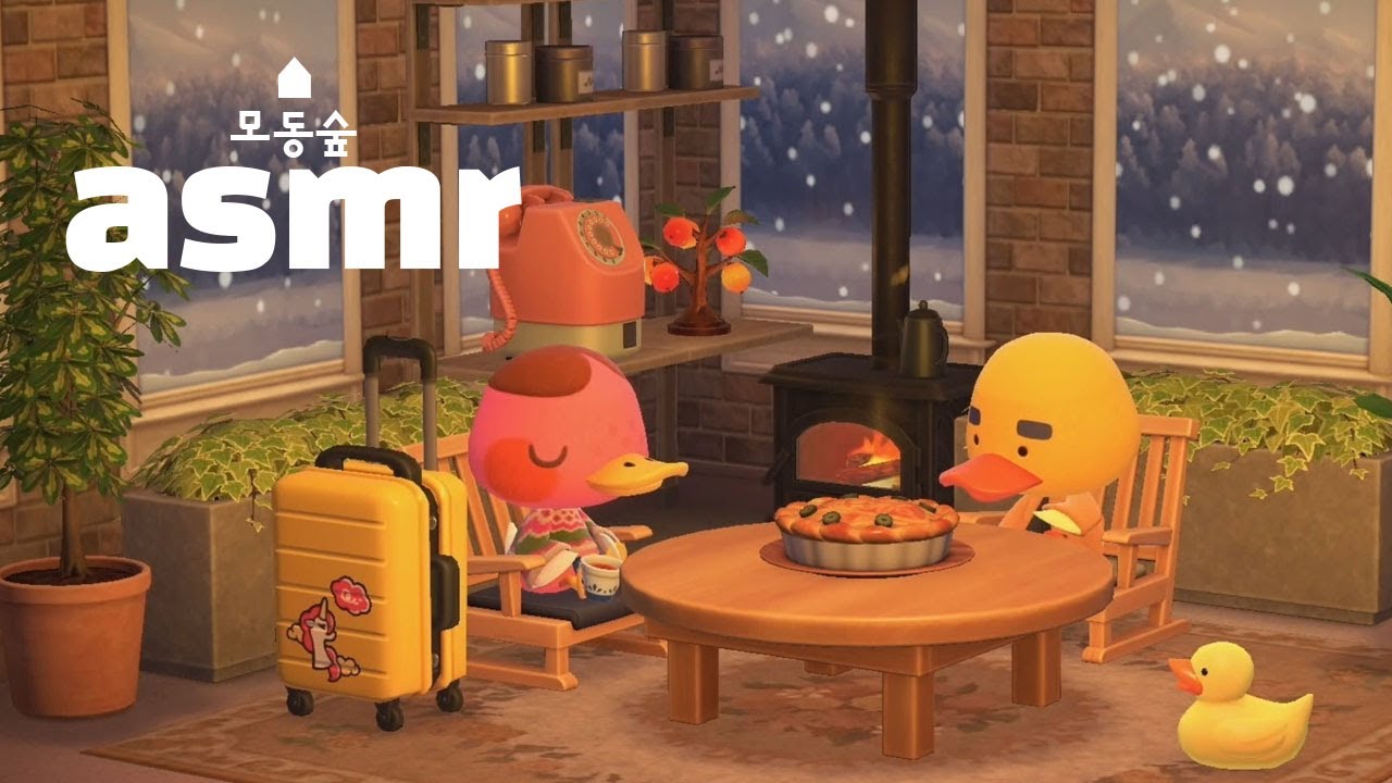 [모동숲 ASMR] 🦆오리들의 주말 즐기는 방법🌨 | with 리처드 , 다랑어