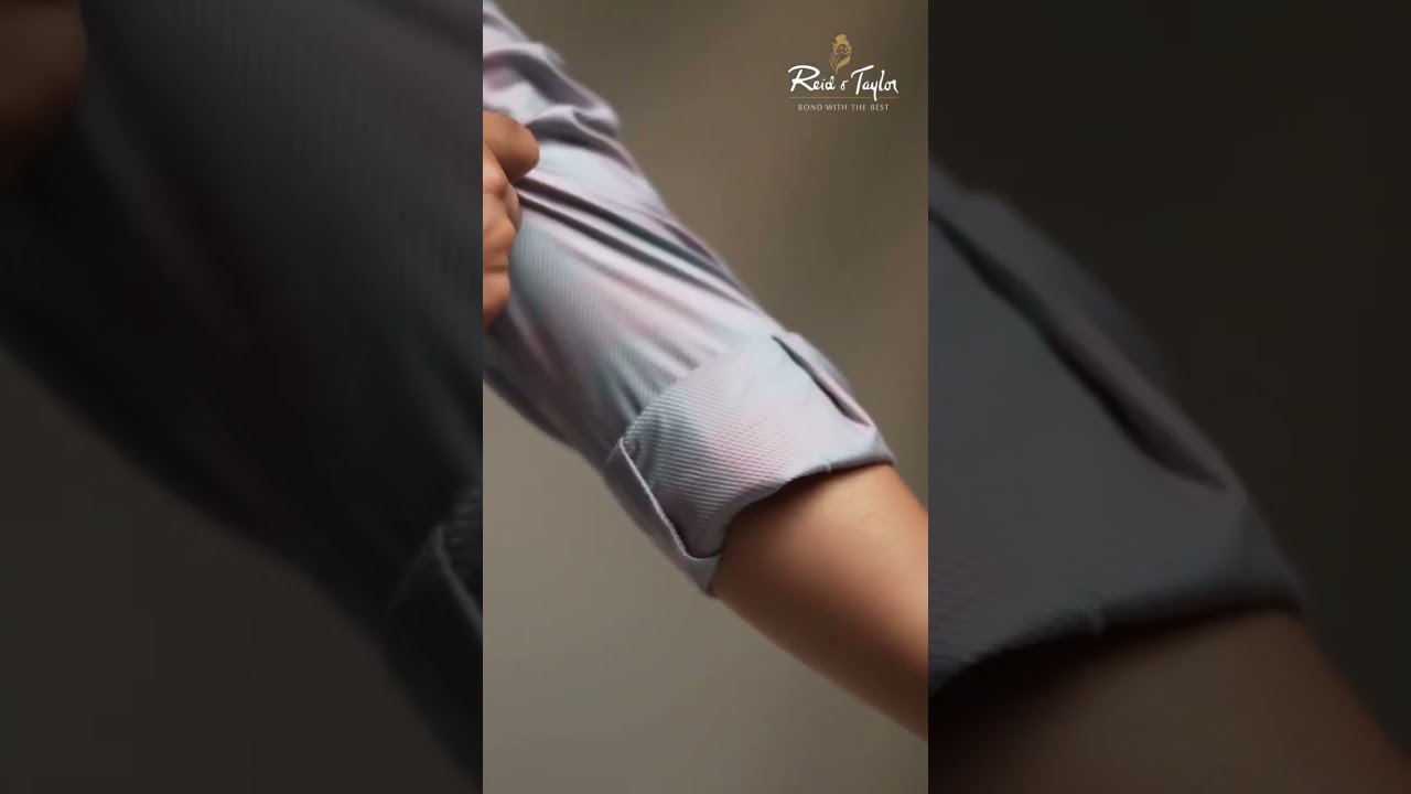 Luxury shirting fabric by Reid & Taylor.