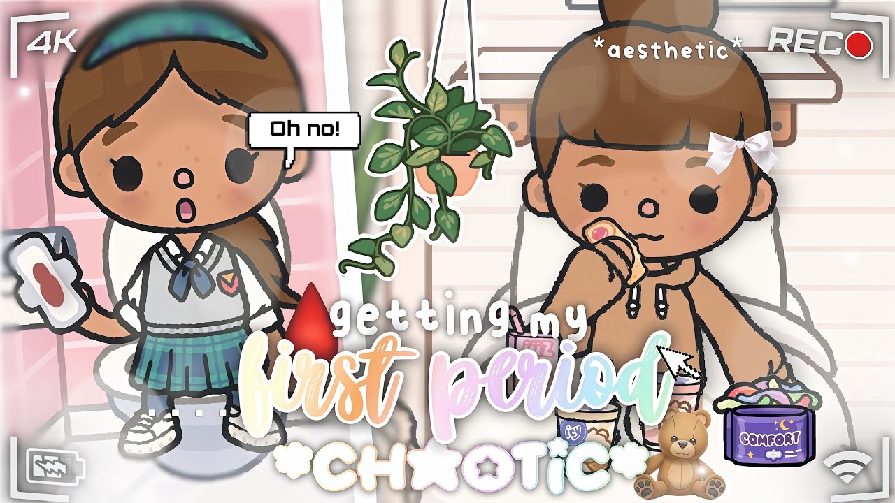 😱У меня ПЕРВЫЕ МЕСЯЧНЫЕ! 🩸*бушует* 😳 ||с голосом 📢|| Toca Boca Roleplay 🌍