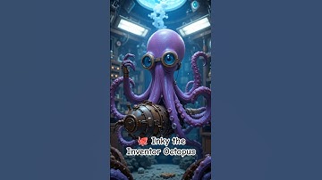 🐙 Inky the Inventor Octopus | Steampunk Submarine Builder ⚙️🌊