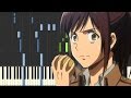 Attack on Titan Season 2 OP Full - Shinzou wo Sasageyo!/心臓を捧げよ！ (piano)