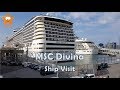 Ship visit MSC Divina cruise ship 2018 QHD @CruisesAndTravelsBlog