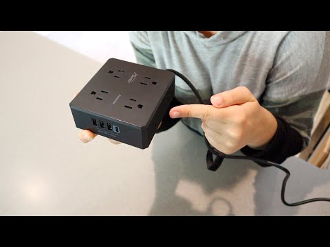 UNBOXING: ALESTOR Surge Protector Power Strip, 8 Outlets w/ 3 USB Ports & 1 USB C Port | 2022 REVIEW