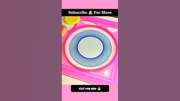 How Many Rotation Did The Pen Make In Total 🤔? #spirograph #art #satisfying #shorts