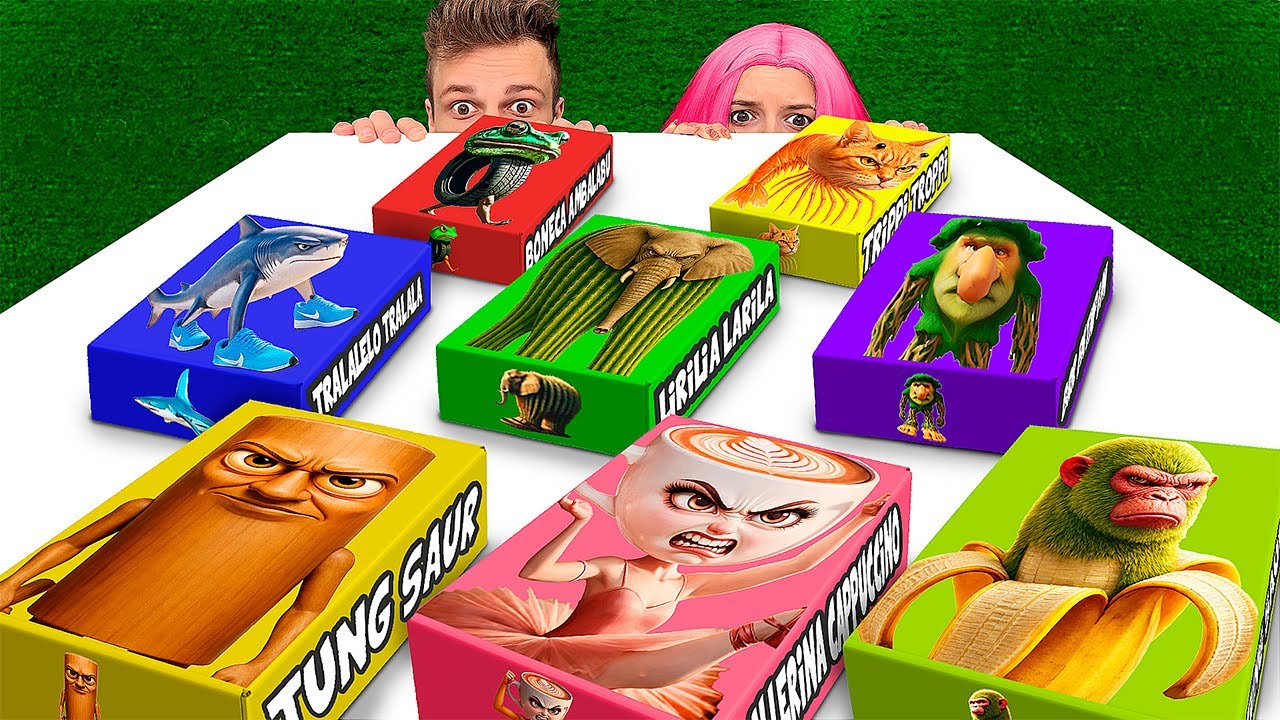 не открывай лего набор ЗЛЫХ Tung Tung Sahur, Ballerina Cappuccina, Tralalero Tralala в 