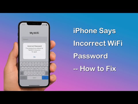 iPhone Says Incorrect Wi-Fi Password--How to Fix