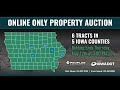Iowa dot online only property auction  6 tracts available in 5 counties
