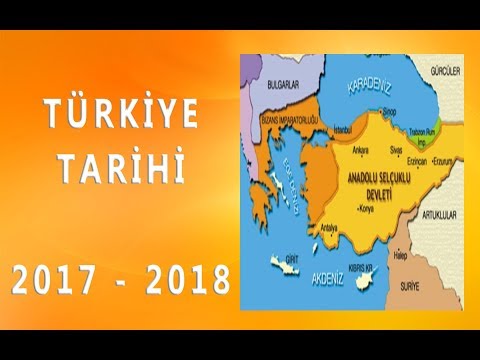 ANADOLU SELÇUKLU DEVLETİ - 1 (2017 - 2018)