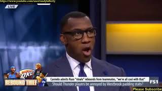 Should Thunder players be annoyed by Westbrook padding stats (2018 NBA)