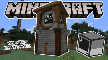 Minecraft - Working Clock Tower (ComputerCraft Showcase)