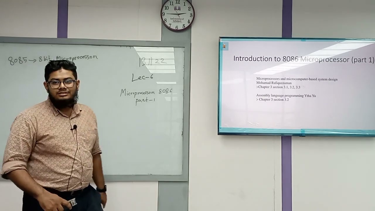 Microprocessor and Interfacing | Lecture-06 | CSE | Nurul Islam | University of Scholars