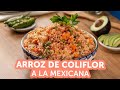 Arroz de coliflor a la mexicana | Kiwilimón