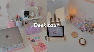 Aesthetic  desk tour 2022!✨ | soft, cute, Pinterest inspired. screenshot 3