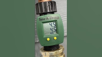 The Save-a-Drop P3 Water Meter is SUPER EASY to Use