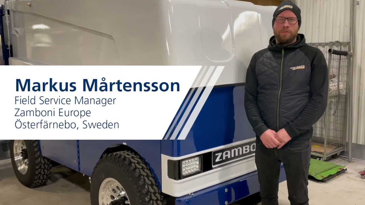 Why Zamboni is the Clear Choice: Markus Mårtensson, Zamboni Europe