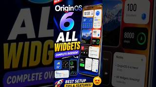 OriginOS 6 Widgets Are Next Level 🤯 #trending #shorts