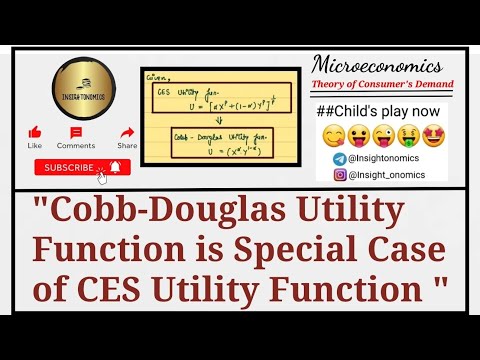 'Cobb-Douglas Utility Function