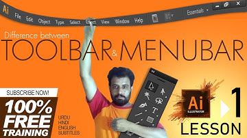 What is the difference in toolbar and menubar.