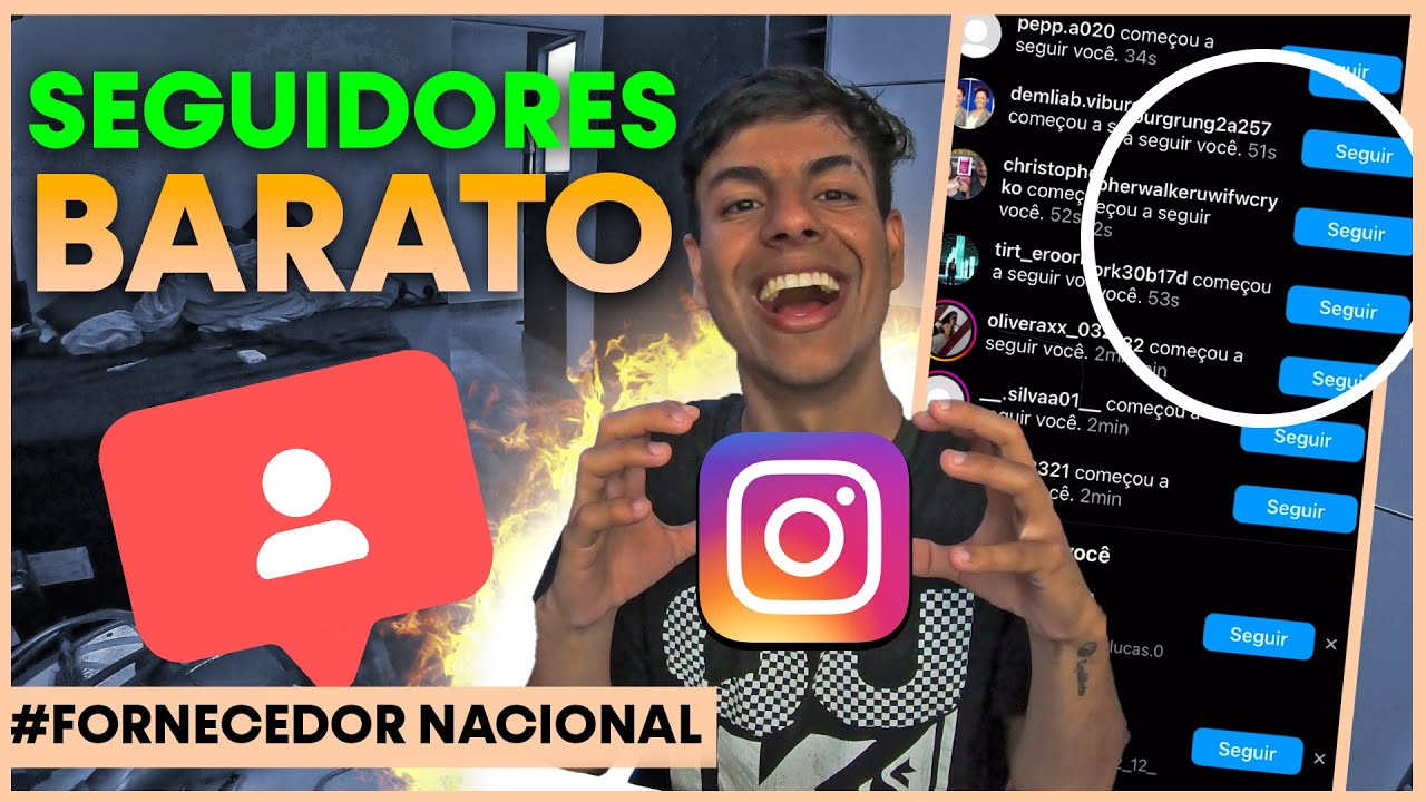 COMO COMPRAR SEGUIDORES BARATOS PARA O INSTAGRAM! (SEGUIDORES
