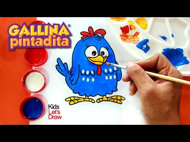 Cómo dibujar a La Gallina Pintadita (personaje del Logo) - thptnganamst.edu.vn