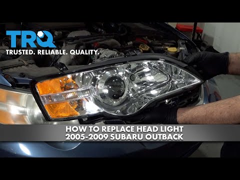 How to Replace Headlight 2005-2009 Subaru Outback