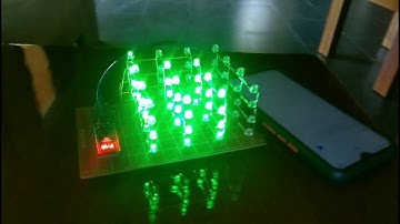 4x4x4 cube led project | arduino nano