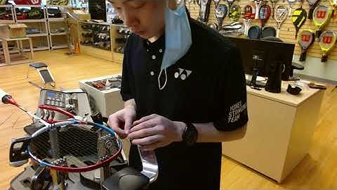 Time Lapse: How to String a Yonex Arcsaber FD Badminton Racquet (Trevor Selanders)