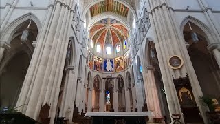 Cathedral of La Almudena, Catedral de La almudena, Royal Palace of Madrid, Spain 2023.