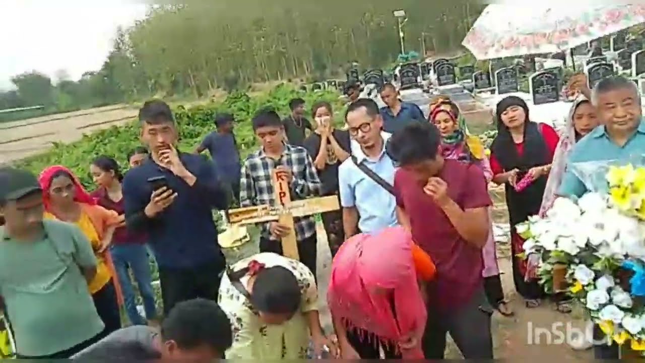 Late kaka Mhachoni Last funeral service programe at Naga cemetery Dimapur