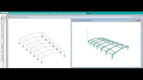 STAAD PRO Tutorial for Beginners Part-1 _ How to Model and Assign Property