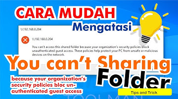 Cara Mengatasi "You can