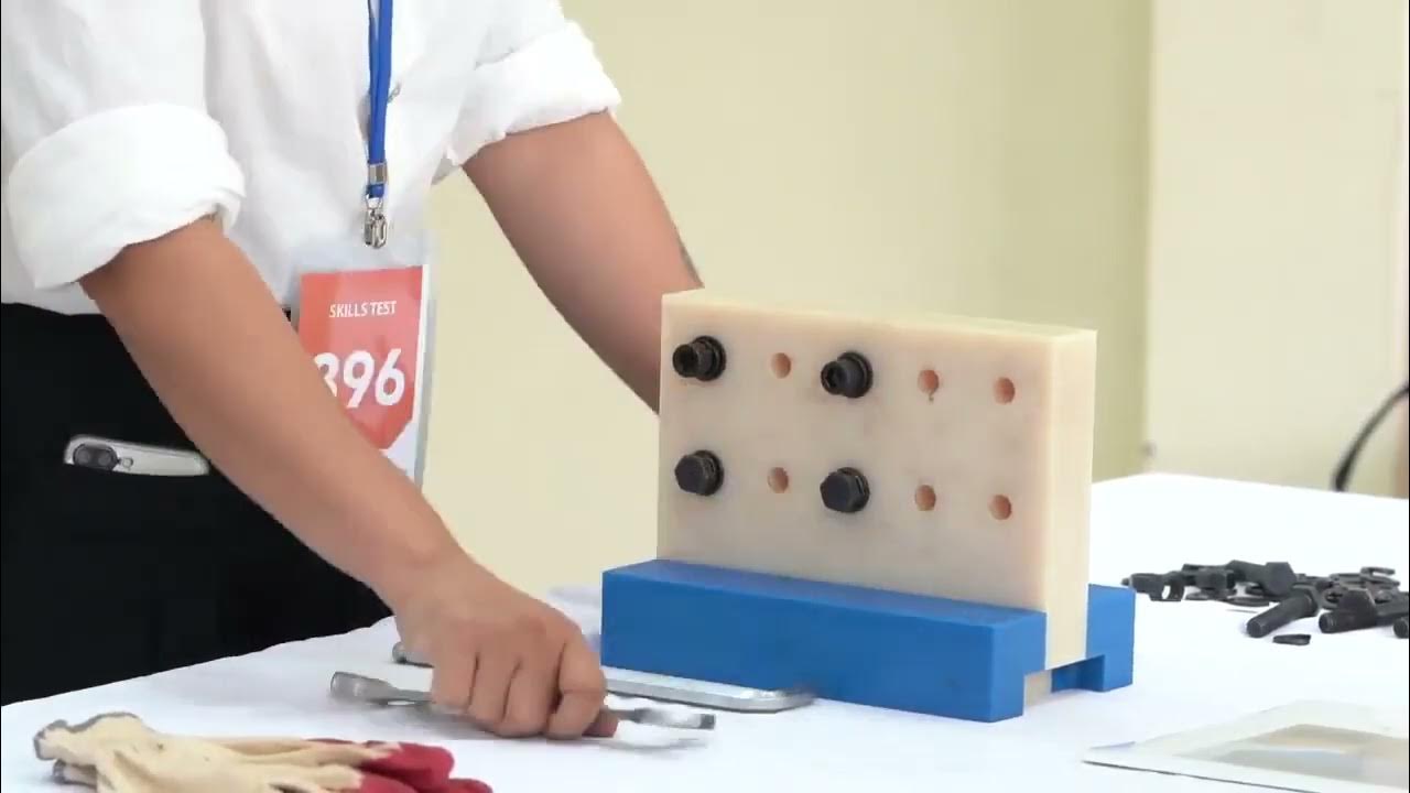 EPS TOPIK Skill Test Assemble Nut Bolt YouTube