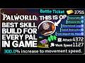 Palworld 1.0 - Most OP Build For ALL Pals - Best Combat Mount & Base Skills & Pal Skill Farm Guide!
