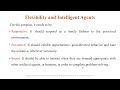 AI - L 27 - Flexibility and Intelligent agents