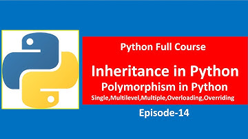Inheritance and Polymorphism in Python in Hindi | Single,Multilevel,Multiple,Overloading,Overriding