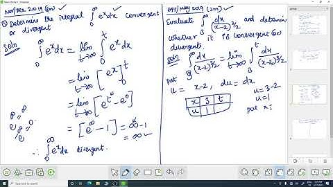 MA8151| Engg Maths-1| Video-28| Unit-3| Improper integrals of type-1| University solved questions