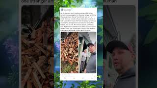 Widow Receives Unexpected Help From Tree Company Owner #shorts