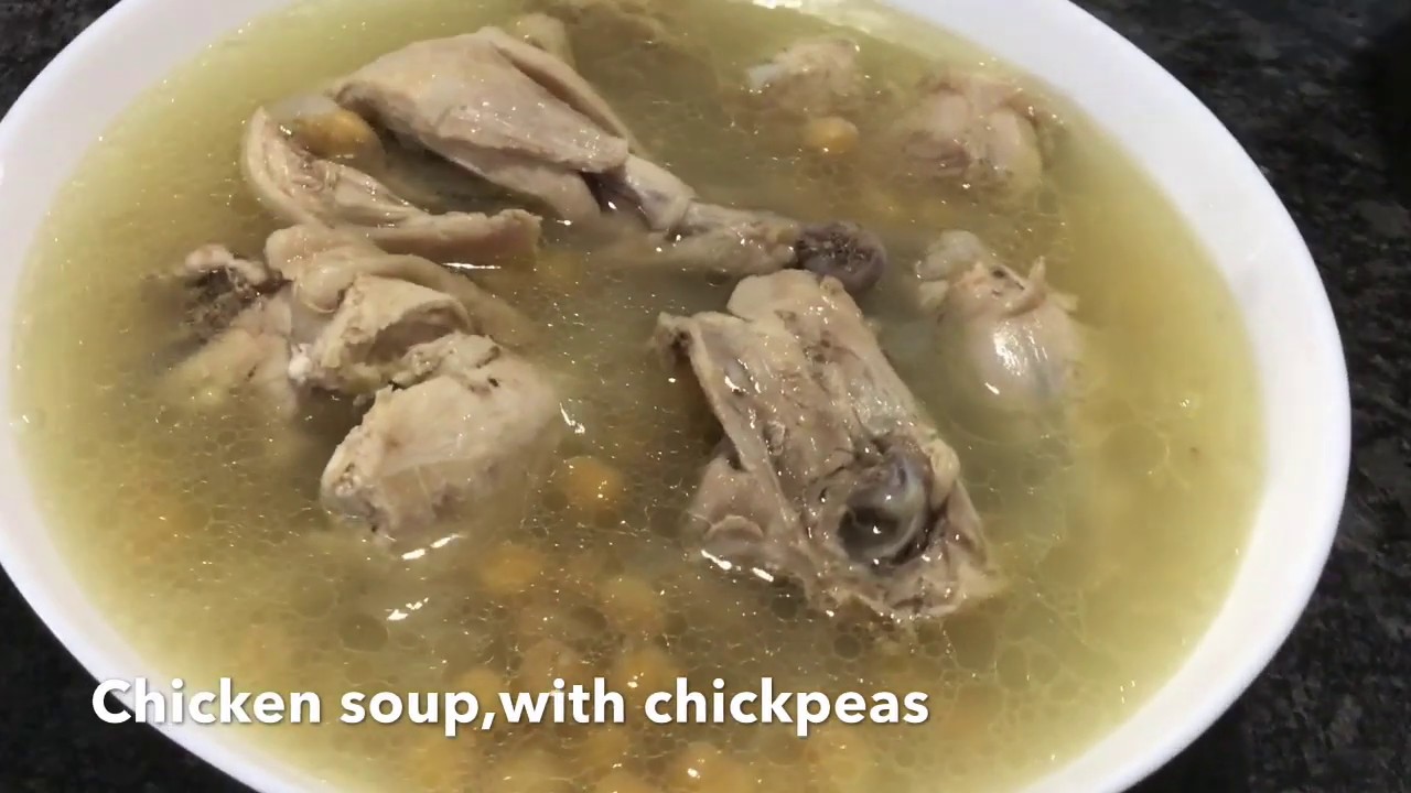 Chicken Soup With Chickpeas