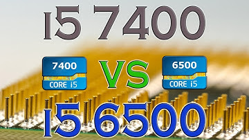 i5 7400 vs i5 6500 - BENCHMARKS / GAMING TESTS REVIEW AND COMPARISON / Kaby Lake vs Skylake /
