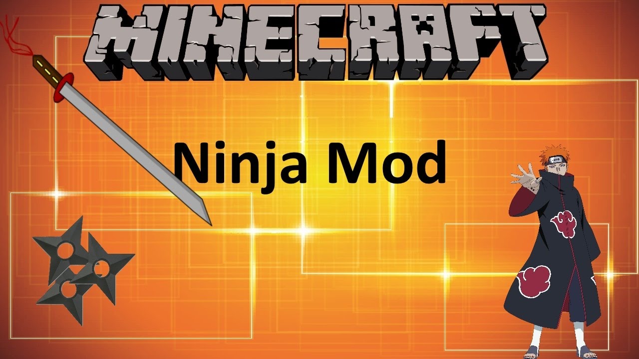 MINECRAFT: NINJA MOD (1.8 MOD SHOWCASE) - YouTube