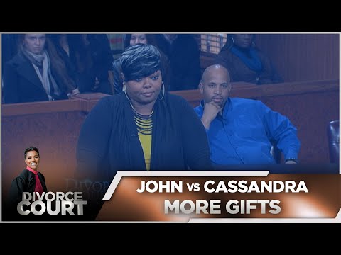 Divorce Court - John vs. Cassandra: More Gifts - Season 14 Episode 49